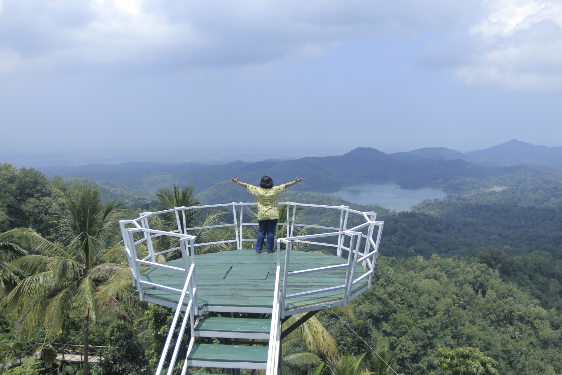 Group adventure jeep tour at Menoreh Hills viewpoint