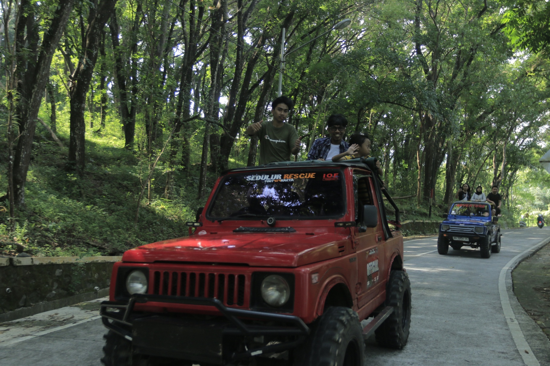Scenic Menoreh Hills landscape captured during a jeep adventure